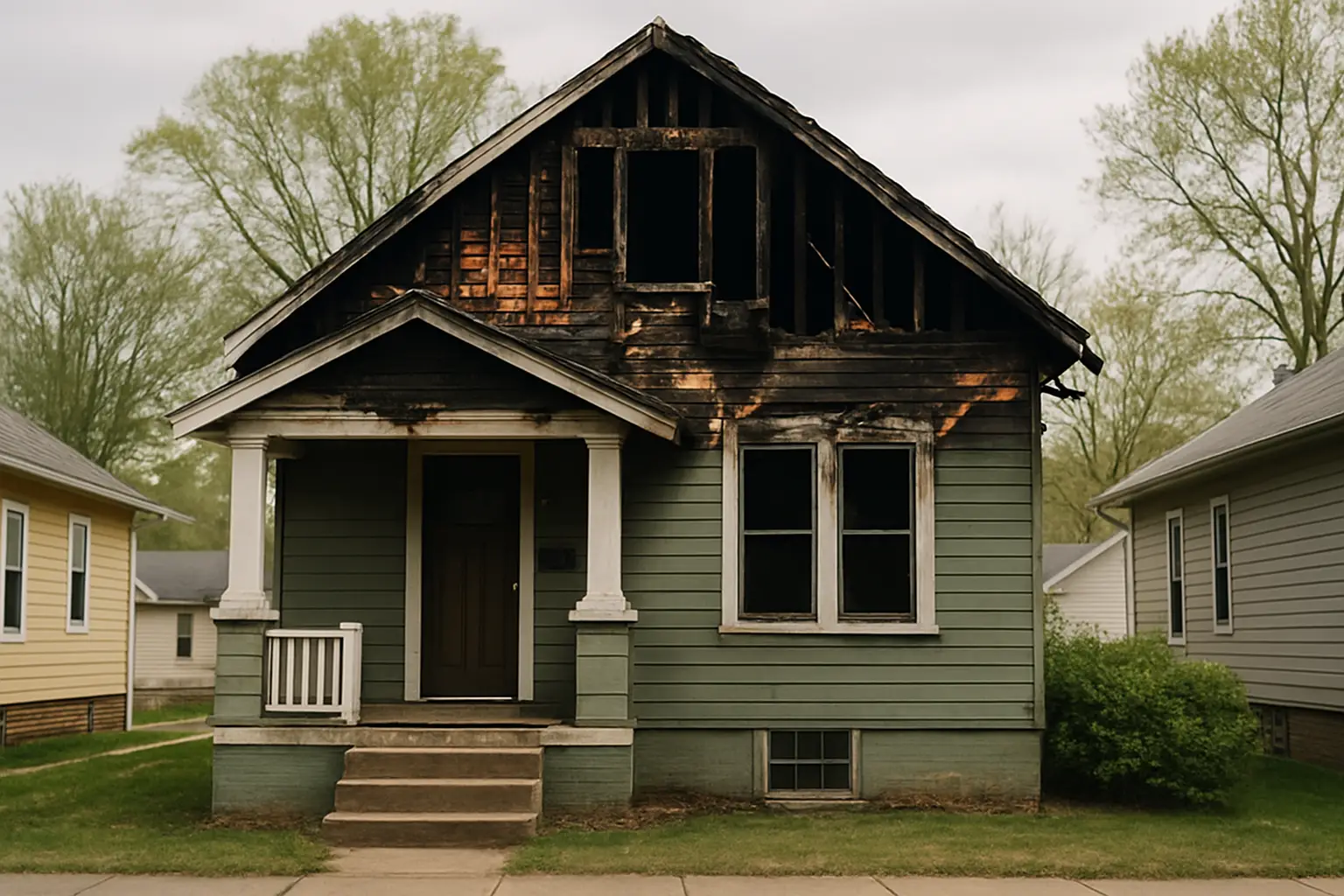 Fire‑Damaged House in Lansing: Fast As‑Is Cash Sale Without Repairs