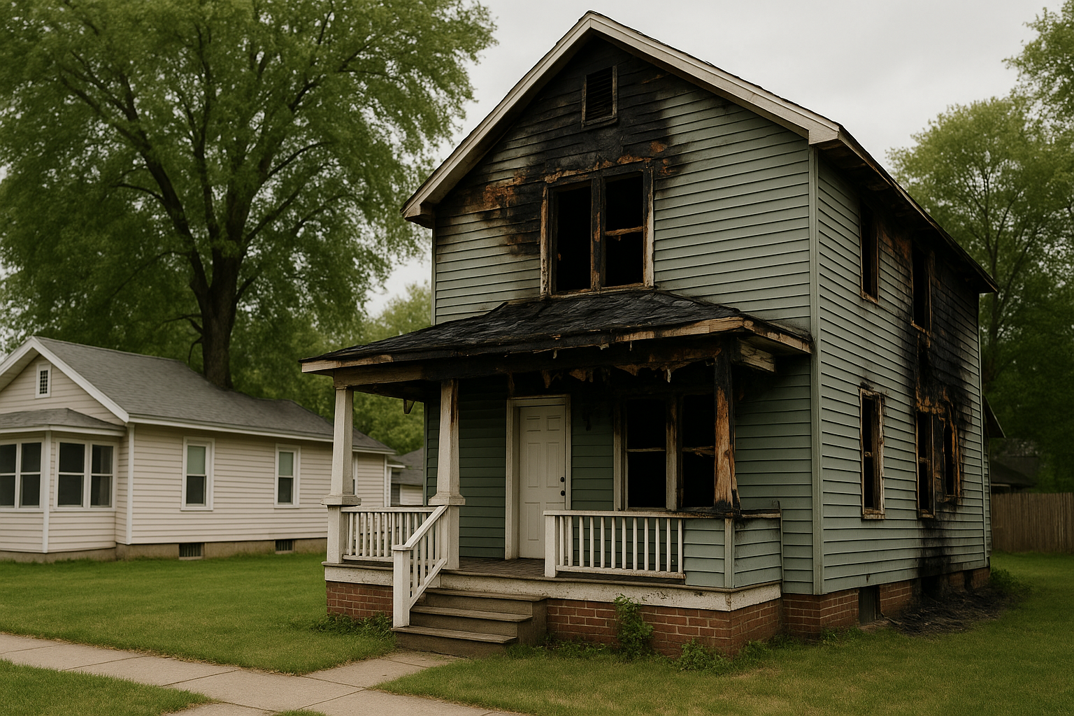 Fire‑Damaged House in Grand Rapids: Fast As‑Is Cash Sale Without Repairs