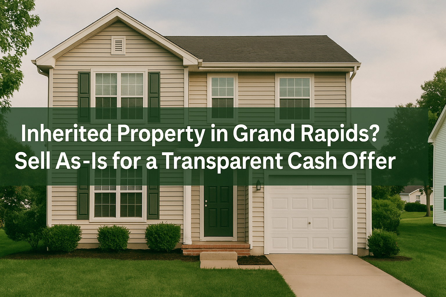 Inherited Property in Grand Rapids? Sell As‑Is for a Transparent Cash Offer